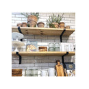 Floating Wall Shelf Brackets Heavy Duty Rustic