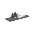 Floating Wall Shelf High Gloss Grey Mdf