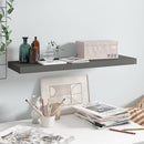 Floating Wall Shelf High Gloss Grey Mdf