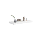 Floating Wall Shelf White Honeycomb Mdf Metal