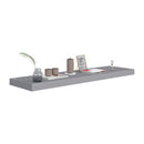 Floating Wall Shelves 2 Pieces Grey