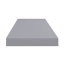 Floating Wall Shelves 4 Pcs Grey Mdf