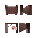Floor Lamp Led Storage Shelf Brown