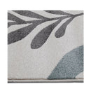 Floral Soft Grey Blue Rug 160 X 230 Cm