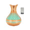500Ml Essential Oil Diffuser Remote Top Wood Mist Humidifier