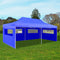Fold-able Pop-up Party Tent 3 x 6 M - Blue