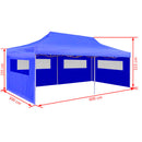 Fold-able Pop-up Party Tent 3 x 6 M - Blue