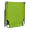 Fold-able Sun Lounger With Adjustable Backrest - Apple Green