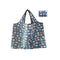 Foldable And Reusable Grocery Bag Cats Blue