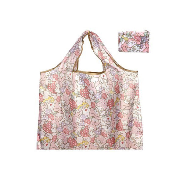 Foldable And Reusable Grocery Bag Pink