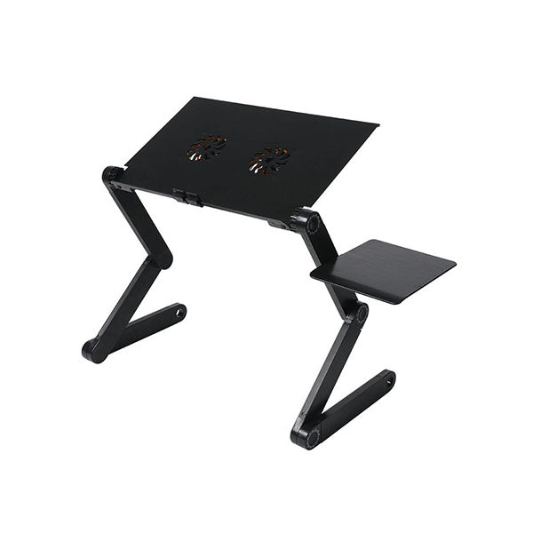 Foldable Laptop Desk Adjustable Tray Stand Mouse Pad Cooling