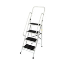 Foldable Non Slip 4 Step Steel Ladder