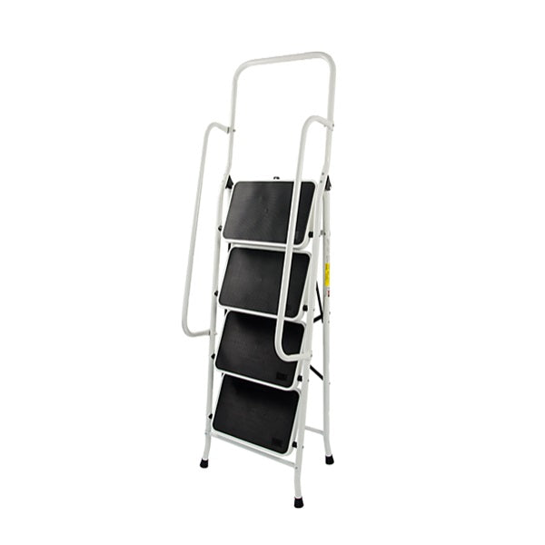 Foldable Non Slip 4 Step Steel Ladder