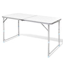 Foldable Aluminum Camping Table (120cm x 60cm)