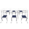 Foldable Aluminum Camping Table (180cm x 60cm) with 6 Stools