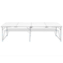 Foldable Aluminum Camping Table (240cm x 60cm)
