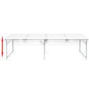 Foldable Aluminum Camping Table (240cm x 60cm)