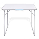 Foldable Aluminum Camping Table (80cm x 60cm)