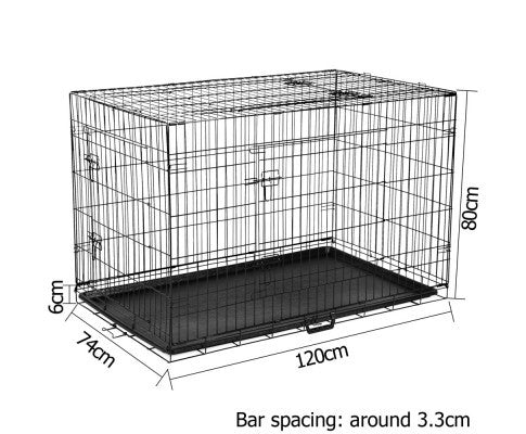 Foldable Pet Crate 48"