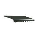 Folding Arm Awning Outdoor Awning Retractable Sunshade Grey