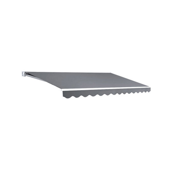 Folding Arm Awning Outdoor Patio Retractable Pearl Grey