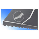Folding Arm Awning Outdoor Patio Retractable Pearl Grey