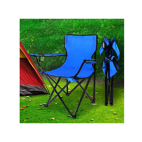 Folding Camping Chairs Arm Foldable Portable Outdoor Beach