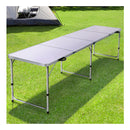 Folding Camping Table Portable Family Picnic Garden 240Cm