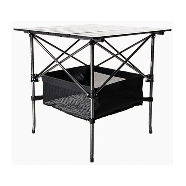 Folding Collapsible Camping Table Rv Heavy Duty Steel And Aluminum