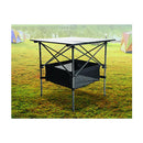 Folding Collapsible Camping Table Rv Heavy Duty Steel And Aluminum