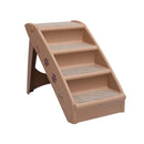 Folding Dog Stairs Brown