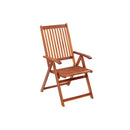 Folding Garden Chairs 3 Pcs Solid Acacia Wood