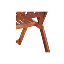 Folding Garden Chairs 3 Pcs Solid Acacia Wood