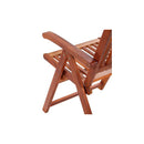 Folding Garden Chairs 3 Pcs Solid Acacia Wood