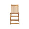 Folding Garden Chairs 3 Pcs With Cushions Solid Acacia Wood