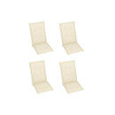 Folding Garden Chairs 3 Pcs With Cushions Solid Acacia Wood