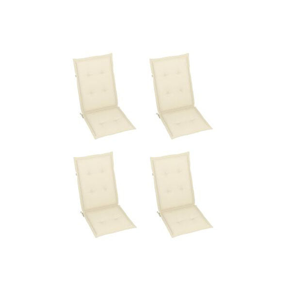 Folding Garden Chairs 3 Pcs With Cushions Solid Acacia Wood