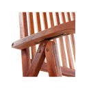 Folding Garden Chairs 6 Pcs Solid Acacia Wood