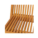 Folding Garden Chairs 8 Pcs Solid Teak Wood