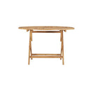 Folding Garden Table 120 Cm Solid Teak Wood