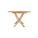 Folding Garden Table 120 Cm Solid Teak Wood