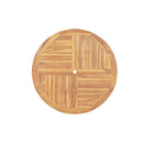 Folding Garden Table 120 Cm Solid Teak Wood