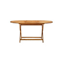 Folding Garden Table 160 X 85 X 75 Cm Solid Acacia Wood