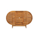Folding Garden Table 160 X 85 X 75 Cm Solid Acacia Wood