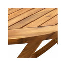 Folding Garden Table 160 X 85 X 75 Cm Solid Acacia Wood