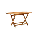Folding Garden Table 160 X 85 X 75 Cm Solid Acacia Wood