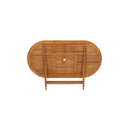 Folding Garden Table 160 X 85 X 75 Cm Solid Eucalyptus Wood
