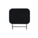 Folding Garden Table Grey 100 X 75 X 72 Cm Glass And Steel