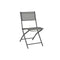 Folding Outdoor Chairs 4 Pcs Grey Steel And Textilene