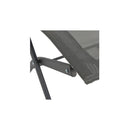 Folding Outdoor Chairs 4 Pcs Grey Steel And Textilene